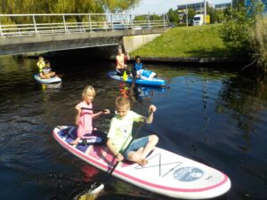 SUP for Kids Eramus+ project Leeuwarden Netherlands